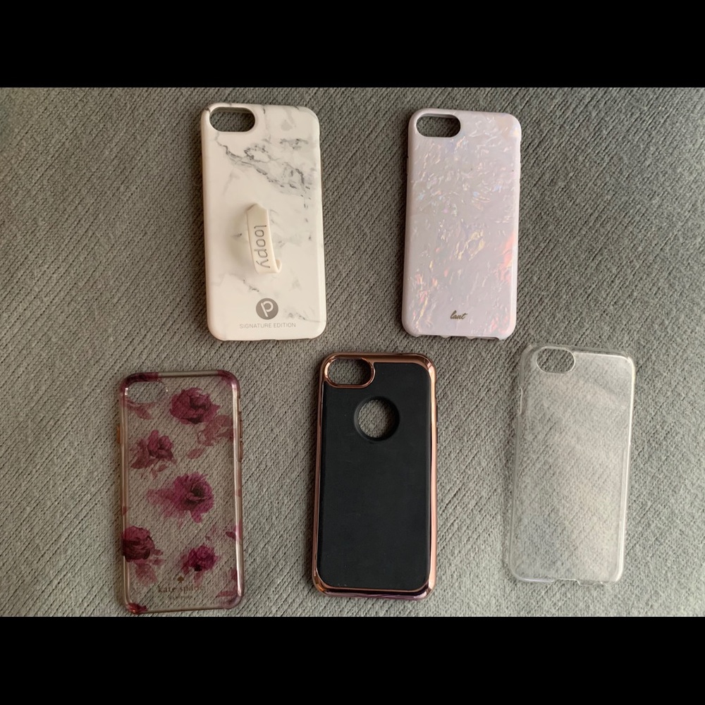 Bundle of 5 iPhone 6/7/8 Protective Cases